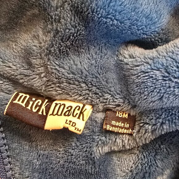 Fall Dinosaur Fleece Hooded Jacket sz 18m - Picture 9 of 10